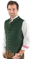 Produktbild: Hammerschmid Trachtenweste Max tanne ohne Ärmel, klassische Lodenweste für Herren, elegantes Gilet für Männer, grün