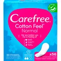 Produktbild: Carefree Slipeinlagen Normal Cotton Feel mit Frischeduft, 56 St.