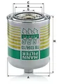 Produktbild: MANN-FILTER TB 1394/13 x Lufttrocknerpatrone, Druckluftanlage
