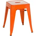 Produktbild: Mid.you Hocker, Orange, Metall, quadratisch, 39x46x39 cm, stapelbar, Wohnzimmer, Hocker, Sitzhocker