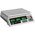 Produktbild: Steinberg Systems Präzisionswaage Kontrollwaage 40 kg / 2 g Ladenwaage Marktwaage Preiswaage Kassenwaage silberfarben