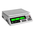 Produktbild: Kontrollwaage 339 x 233 mm, Netzteil + Batterie, 40 kg / 2 g - weiß
