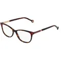 Produktbild: Carolina Herrera HER 0163 Damen-Brille inkl. Gläser Vollrand Butterfly Acetat-Gestell 53/15/145, rot
