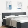 Produktbild: vidaXL Kopfteil Einfarbig Dunkelgrau 180 cm Cordstoff