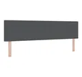 Produktbild: vidaXL Bett Kopfteil Dunkelgrau 180 cm Cordstoff (1-tlg)