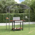 Produktbild: Grillpavillon mit Seitenregalen Grillüberdachung BBQ Pavillon Stahl vidaXL