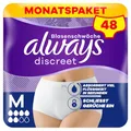 Produktbild: Always Discreet Inkontinenz-Höschen Plus Für Frauen, M, 48 Höschen, Verhindert Auslaufen Und Gerüche, Angenehm Und Kaum Spürbar