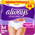 Produktbild: Always Discreet Inkontinenz Pants Gr. M, Normal, 48 Höschen (4 x 12 Stück) für