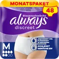 Produktbild: Always Discreet Inkontinenz Höschen Plus Frauen 48 Stück M Auslaufschutz