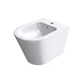 Produktbild: doporro WC-Bidet Düren108 Weiß 51,5x36x34,5cm aus Keramik Wand-Bidet mit Überlauf