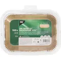 Produktbild: PAPSTAR, 100 Backpapiere 22 cm x 14 cm x 4,5 cm braun für Heißluftfritteusen