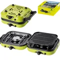 Produktbild: MEVA DUAL COMPACT Doppel-Gaskocher mit Grill, 2-flammig