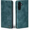 Produktbild: Handy Hülle für Samsung Galaxy A36 5G Klapphülle Bookcase Flip Cover Handy Tasche Etui Farbe: Petrol - Petrol