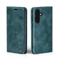 Produktbild: LBH Handyhülle für Samsung Galaxy A36 5G in Petrol Blau mit Karten- und Geldfach Smartphone Hülle mit Standfunktion Flip Case Schutzhülle Magnetverschluss Vintage
