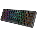 Produktbild: Royal Kludge RK61 - Kabellose Mechanische Tastatur - QWERTY - Gaming Tastatur - RGB - 2.4GHz und Bluetooth - Schwarz