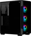 Produktbild: Gehäuse CORSAIR Midi iCUE 220T RGB Smart Tempered Glas (B)