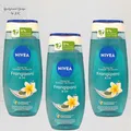 Produktbild: 3x 250ml Nivea Frangipani & Oil Pflegedusche Pflegeöl Perlen Duft Care Duschgel
