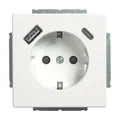 Produktbild: Busch-Jaeger SCHUKO-Steckdose 20 EUCB2USBAC-884 A+C