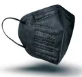 Produktbild: atemious PRO 2 BLACK FFP2 Maske – Schwarz, einzeln verpackt, Germany