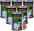 Produktbild: 6er Pack - [ 6x 400ml ] SAVOY Kokoscreme Kokosnusscreme Kokos Creme/Coconut Cream + ein kleines Glückspüppchen - Holzpüppchen