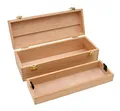Produktbild: PAINTERSISTERS® Utensilienkoffer PAULI, 36x13 x11 cm Box aus nachhaltigem Buchenholz, Malkoffer, Organizer mit Griff und herausnehmbahrem Einsatz, für Künstlerbedarf, Werkzeug, Hobby, Nähzeug, Schmuck
