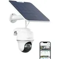 Produktbild: Reolink - 8MP Akku 2,4/5 GHz wlan Überwachungskamera Aussen, Personen-/Fahrzeugerkennung, 355° Pan & 140° Tilt, Spotlight, + Solarpanel 2
