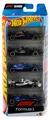 Produktbild: Hot Wheels F1 Spielzeugautos - 5er-Set Metall-Rennwagen 1:64