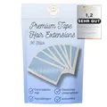 Produktbild: Premium In Hair Extension Tapes - Unsichtbare, Starke Haarverlängerungs-Klebestreifen (96 Stück) - wasserdicht - atmungsaktiv - zuverlässig - auch bei schweiß