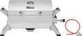 Produktbild: Royal Gourmet Tischgrill Tragbarer Gasgrill, Kompact Tisch-Gasgrill mit Zwei Griffen, Klappbaren Beinen, 3 kW Edelstahl BBQ Campinggrill Silber