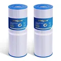 Produktbild: POOLPURE 2 stück Spa Hot Tub Filter 4-Unzen-Filtermedien Ersatz für Unicel C-4326 Pleatco PRB25-IN Filbur FC-2375 (rechnung vorhanden)