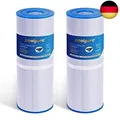 Produktbild: POOLPURE 2 stück Spa Hot Tub Filter 4-Unzen-Filtermedien Ersatz für Unicel C