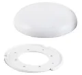Produktbild: Heidemann Deckenverteilerdose weiß flach rund 100 x 22 mm - 43175 NEU