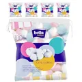 Produktbild: Bella Cotton bunte Wattebällchen, 5er Pack (5 x 100 Stück)