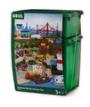 Produktbild: BRIO® Spielzeugeisenbahn-Set World Eisenbahn Großes Premium Set in Kunststoffbox 106 Teile 33766