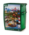 Produktbild: Brio World Eisenbahn Set Großes Premium Set in Kunststoffbox 106 Teile 33766