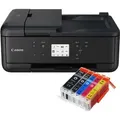 Produktbild: Canon Pixma TR7650 Multifunktionsdrucker mit 5 kompatiblen Patronen