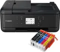 Produktbild: Canon Pixma TR7650 Multifunktionsdrucker mit 5 kompatiblen Patronen