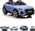 Produktbild: Es-Toys Kinder Elektroauto Audi E-Tron, EVA-Reifen, Allradantrieb, Fernbedienung blau