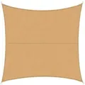 Produktbild: Karat Sonnensegel Wasserabweisend Quadratisch - für Garten, Terrasse und Balkon - Sand 3 x 3 m