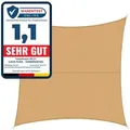 Produktbild: Casa Pura - Wasserabweisendes Sonnensegel Sand 3 X 3 M