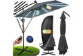 Produktbild: KESSER Ampelschirm, Ø350cm Sonnenschirm inkl. Abdeckung & Wind- & wetterfest
