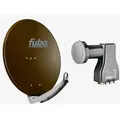 Produktbild: Fuba Sat Anlage 8 Teilnehmer | DAA 780 B Satellitenschüssel 80cm Alu braun (Testergebnis: ausgezeichnet)* + Fuba DEK 817 Octo LNB 8 Teilnehmer