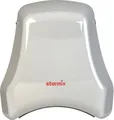 Produktbild: Händetrockner Starmix T-C1 M w, Netzbetrieb, Infrarotschalter, 1550 W, 38 l/s, 345 km/h, Stahl pulverbeschichtet, weiß 23707