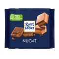 Produktbild: Ritter Sport Nugat Vollmilchschokolade mit Nugat Füllung 100g
