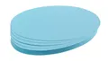 Produktbild: FRANKEN Moderationskarten Oval, 190 x 110 mm, 500 Stück, hellblau, UMZ 1119 18