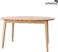 Produktbild: Orbetello Esstisch rund ausziehbar 90cm - Massives Eichenholz 90–140 cm | Zeitlos & funktional