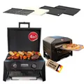 Produktbild: Nexgrill Tischgrill Fortress x4 4-in-1 - BBQ Gasgrill / Pizzaofen mit Plancha