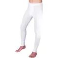 Produktbild: HERMKO Lange Unterhose 3540 mit Eingriff,100 % Bio-Baumwolle, Weichbund, elast. Beinabschlüsse weiß D 10 = EU 4XL