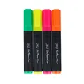 Produktbild: Textmarker Set, 4 Stück, Leuchtfarben, Grün Gelb Pink Orange, 708864