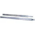 Produktbild: 1U Teleskopschienen 650 mm, Einbauschienen grau